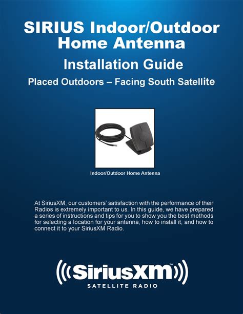 Sirius and XM radio antenna installation 